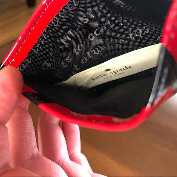 Kate Spade ♠️ Be Mine Hearts Card Holder - Picture 4 of 4